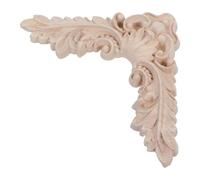 Housoutil Aplique de Madera Tallada para Muebles Diseño Europeo Elegante y Patrones Intrincados, Adecuado para Decoración del Hogar y Embellecer Paredes