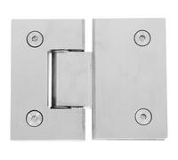 Housoutil Colgador Toalla Mampara Ducha Bisagras para Puertas de Ducha de Acero Inoxidable, Pieza de Bisagra de Metal Durable para Puerta de Vidrio en Baño de Hotel