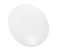 Housoutil Cubierta redonda de acrílico blanco de 17 cm para luz de ventilador de techo, pantalla con superficie curva, fácil limpieza, para dormitorios