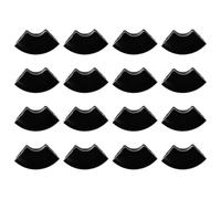 Housoutil Cubiertas para Patas de Silla y Mesa de Hierro, Protectores de Goma en Forma de U, 16 Piezas, Antideslizantes, para librería