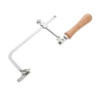 Housoutil Sierra de Arco con Mango de Madera para Corte de Precisión con Cable de Tensión Ajustable y Agarre Cómodo Adecuado para Carpintería y Bricolaje