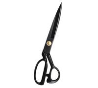 Housoutil Tijeras de Costura de Acero Negro Resistentes al Óxido para Cortar Hilos Sueltos y Tela, Ideales para Artesanos y Confección Profesional