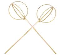 Housoutil Varilla Mezcladora de Acero Profesional de 2 Piezas Borde Suave para Mezclar Pintura y Resinas Epoxi, Herramienta Multifunción para Hormigonera y Agitador Portátil