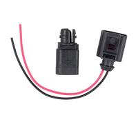 HouYeen Sensor de temperatura ambiente exterior del aire con conector y cables para Audi A3 A4 A5 A6