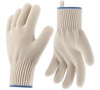 Hovico Guantes de horno resistentes al calor, guantes de barbacoa resistentes al calor, guantes de horno con dedos, guantes de parrilla, protección completa de las manos, guantes de parrilla para