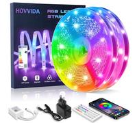 HOVVIDA Tira LED 20m, RGB Luces LED 20m, 150 LED, LED 20m, 30 LED/Metro