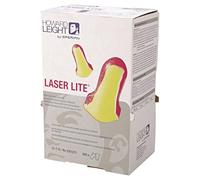 Howard Leight Honeywell LaserLite Tapones para los oídos 3301271 Recarga, Desechables, Sin Cordón, Se Adaptan a Todos los Tamaños, Amarillo y Magenta, Forma de T, SNR 35 dB (Paquete de 500 Pares)