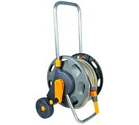 Hozelock 20m Schlauchwagen Carro con Manguera, Gris/amarillo, 27.5x38.5x38 cm