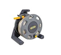 Hozelock Enrollador de manguera compacto Ltd con manguera de 25 m con conectores, multicolor