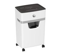 HP Triturador de papel OneShred 10MC, microcorte 2x15 mm, hasta 10 hojas, 65 dB, blanco