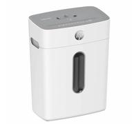 HP Destructora de papel OneShred 8CC – Corte en partículas P-4, 8 hojas, 68 dB, Blanco