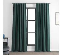 HPD Half Price Drapes Bellino - Cortina Opaca (50 x 120 cm), Color Verde
