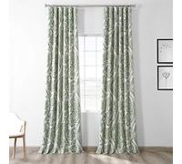 HPD Half Price Drapes BOCH-KC16072-P Cortinas de oscurecimiento Impresas para Dormitorio, Sala de Estar (1 Panel), Mezcla de poliéster, Tea Time Green, 50" W x 84" L (Pack of 1)