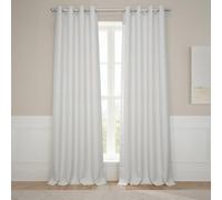 HPD Half Price Drapes Cortinas de Lino con Ojales de 108 Pulgadas de Largo, Cortinas de oscurecimiento de habitación para Dormitorio y Sala de Estar (1 Panel), 50 Pulgadas de Ancho x 108 Pulgadas de