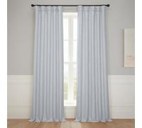 HPD Half Price Drapes - Cortinas de Lino sintético texturizadas, 1 Panel, 127 x 213 cm (Ancho x Largo), Cortinas de oscurecimiento para salón y Dormitorio, decoración del hogar, Color Gris Jaspeado