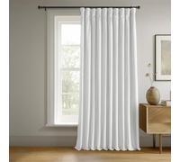 HPD Half Price Drapes Signature - Cortinas Opacas térmicas de Terciopelo para Sala de Estar, 213 cm de Largo (1 Panel), Cortinas Opacas aisladas con Bolsillo para cortinero, Cortinas Opacas para