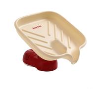 HpLive Jabonera, soporte para jabón, montaje en pared, organizador de baño con fuerte adherencia de ventosa y ángulo ajustable, 17,5 x 16,5 x 14,1 cm, para diferentes tamaños de jabón, más duradera