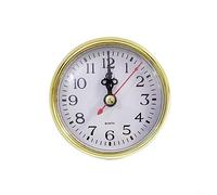 HpLive Reloj de cuarzo DIY con números romanos, 65 mm, 80 mm, 90 mm, 105 mm, 110 mm, movimiento de repuesto dorado