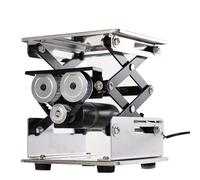 HPMCVE Plataforma Elevadora Eléctrica de Acero Inoxidable, Soporte Elevador Pequeño para Laboratorio con Control Remoto, Mesa Elevadora de Laboratorio, Capacidad de Carga 10 kg, Silencioso(20x20cm)