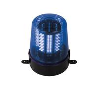 HQ-Power Luz de balizamiento con 108 LED, aumenta la seguridad y la visibilidad, velocidad de rotación ajustable, adaptador de corriente/cargador incluido, bajo consumo, 14 V CC, azul