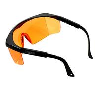 HQRP Lentes de protección UV ligeros de tinte naranja para trabajadores de laboratorio médico, higienistas dentales, cirugía, laboratorio de patología UV Medidor del sol