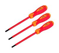 HR - Destornillador Aislado Plano 3x100 mm -170383 (Paquete de 3)