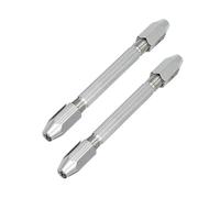 HRTUFN MIUYTRN 2 Piezas de 0-3,0 mm, Tornillo de Banco de relojero, Herramienta de reparación de Relojes de Doble Cabezal, Accesorios for Tallado de Jade, Herramientas de perforación Manual cuicui