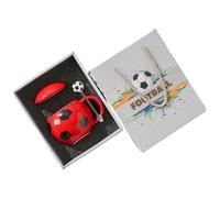 Hrtyvhin Taza creativa con forma de balón de fútbol, taza de fútbol de cerámica de 14oz para decoración de fiestas y regalo coleccionable para admiradores del fútbol