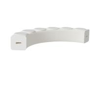 HSHBGS Taburetes de Papel Kraft Sillas portátiles otomanas Plegables | Taburete de papel plegable, for escuela, sala de estar, comedor y dormitorio, alto 30/44cm(White,30x200~300cm)