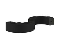 HSHBGS Taburetes de Papel Kraft Sillas portátiles otomanas Plegables | Taburete de papel plegable, for escuela, sala de estar, comedor y dormitorio, alto 30/44cm(Black,44x500~600cm)