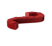 HSHBGS Taburetes de Papel Kraft Sillas portátiles otomanas Plegables | Taburete de papel plegable, for escuela, sala de estar, comedor y dormitorio, alto 30/44cm(Red,30x500~600cm)