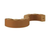 HSHBGS Taburetes de Papel Kraft Sillas portátiles otomanas Plegables | Taburete de papel plegable, for escuela, sala de estar, comedor y dormitorio, alto 30/44cm(Brown,44x500~600cm)