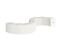 HSHBGS Taburetes de Papel Kraft Sillas portátiles otomanas Plegables | Taburete de papel plegable, for escuela, sala de estar, comedor y dormitorio, alto 30/44cm(White,44x500~600cm)