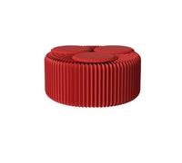 HSHBGS Taburetes de Papel Kraft Sillas portátiles otomanas Plegables | Taburete de papel plegable, for escuela, sala de estar, comedor y dormitorio, alto 30/44cm(Red,30x120~150cm)
