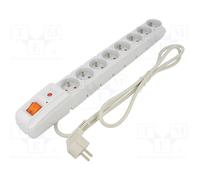 HSK DATA ACAR-S8-1.5M-GREY Regleta de alimentación