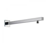 HSK Soporte de pared, cuadrado, recto, con roseta, cromado, 1100062