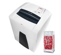 HSM Securio trituradora P44i P5 1,9x15 confetti incluyendo corte de CD.