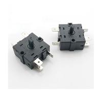 HSMXNEONJB Interruptor de perilla cambio marchas for calentador habitación, 5 pines, 0-1-2-3, selector giratorio, CA 250 V, 16 A, control temperatura
