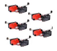 HSMXNEONJB Microinterruptor de palanca larga, CA 250 V, 15 A, V-156-1C25, SPDT, 10 unidades