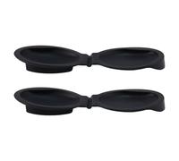 Hsthe Sea Abrazadera para Abrir Ostras, Soporte De Silicona para Ostras, Preparación Simplificada De Mariscos, Pinza Manual De Silicona para Abrir Ostras Sin Esfuerzo, Color Negro