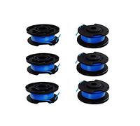 Hsthe Sea Paquete de 6 bobinas de repuesto para línea de recortadora Ryobi, diámetro de 1,65 mm, se aplica a recortadoras inalámbricas Ryobi One+ AC14RL3A, Ryobi de 18 V, 24 V y 40 V