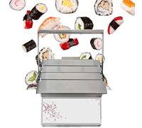 HTDRE Kit para Hacer Sushi, máquina Manual para enrollar Sushi para Bricolaje, Alta eficiencia, Superficie Lisa, tamaño Uniforme, preparación de Sushi en casa.
