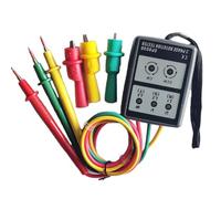 Htuteyy Detector de fase Función CA SP8030 | Material plástico; incluye 1 juego; indicador digital de orden de fases; color como se muestra.