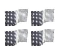 Htuteyy Lámina 490x245mm, -20-60°C, Brillo, Panel | Rango ambiental -20 a 60°C, 28W, 242 LED/m, 4 paneles, iluminación uniforme para cocina