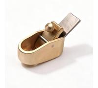 HuadaXtai Cepillo de Luthier Profesional Cepillo Manual Cepillo de Carpintería Cepillo de Afinado en Latón con Mecanismo Central Forma Abierta para el y Control, 原色, 5号（刀刃8mm）
