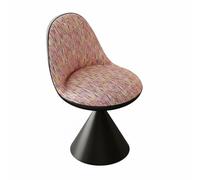 HuadaXtai Taburete Tocador Giratorio Silla Maquillaje Banqueta Aseo Asiento Rotatorio Tapizado Suave en Piel con Soporte Firme Adecuado para Dormitorio Tocador Zona de Peinado, Rosa