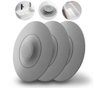 HUAERSICO 3 Piezas Tapon Bañera Universal - Suave Tapon Fregadero Cocina Silicona - Tapón de Drenaje Universal a Presión con Filtro de Comida y Pelo para Fregaderos, Lavabos y Bañeras