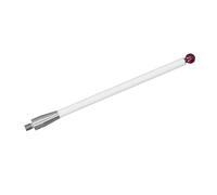 Huairdum A-5000-3712 Sonda CMM Punta de Bola de rubí, Sonda de Máquina Herramienta con Vástago de Cerámica, Rosca M4, de 6 Mm de Diámetro y 110 Mm de Longitud con Conector de Acero Inoxidable, para