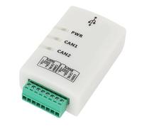 Huairdum Adaptador Analizador de Bus CAN a USB de Doble Canal, Convertidor CAN Aislado para Diagnóstico Automotriz, Calibración, Automatización, Uso Industrial