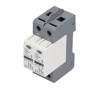 Huairdum Dispositivo de Protección, Protector de Descargador 2P 20kA 40kA 500VDC con Nivel de Protección de Voltaje ≤2.8kV, Ideal para contra Sobretensión del de Alimentación de CC